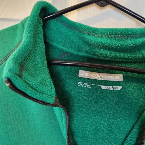 Men's XXL Green ZeroXposur Pullover - Picture 5 of 8